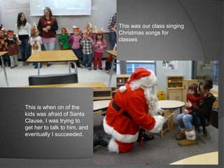 This is when I was lead for the letter ZThis is when I was teaching a math center about money.