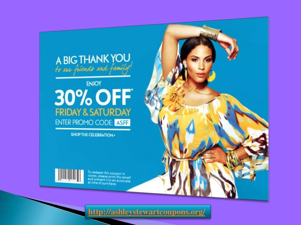 Ashley stewart coupons