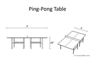 Ping-Pong Table