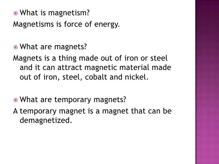 What are magnets Clearance