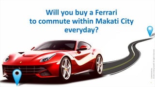 1
CONFIDENTIAL
©2011EnterpriseDB.Allrightsreserved.
Will you buy a Ferrari
to commute within Makati City
everyday?
 