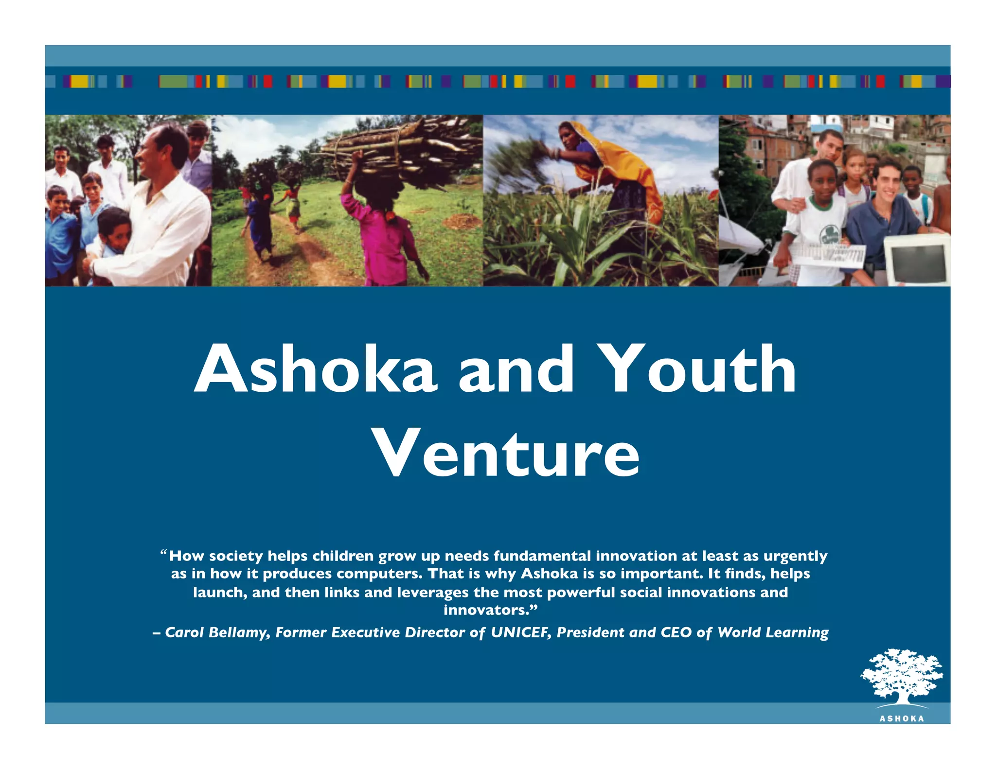 Stephanie Potter Ashoka and youth venture overview PPT