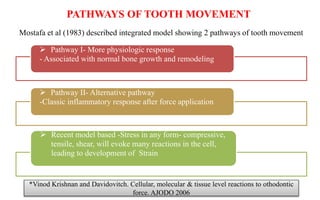 Biology of tooth movements | PPTX