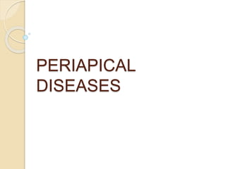 PERIAPICAL
DISEASES
 