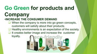 Go Green ppt | PPTX