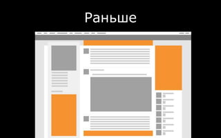 Раньше
 