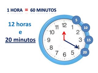 12 horas
e
20 minutos
 