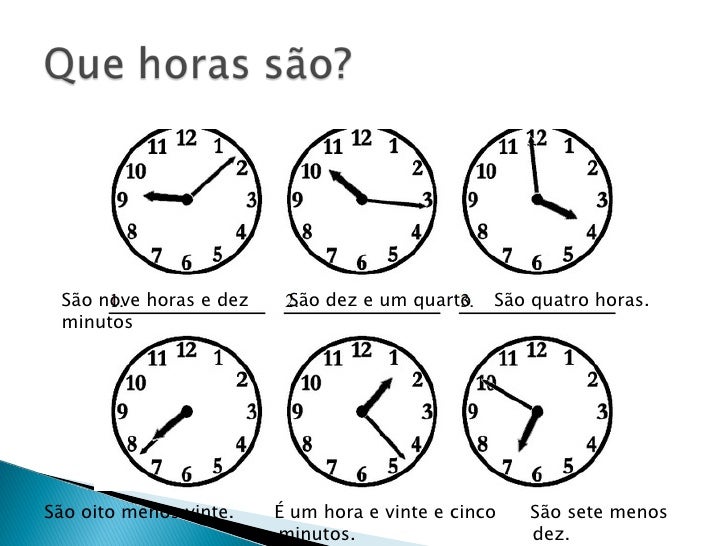 As horas As horas