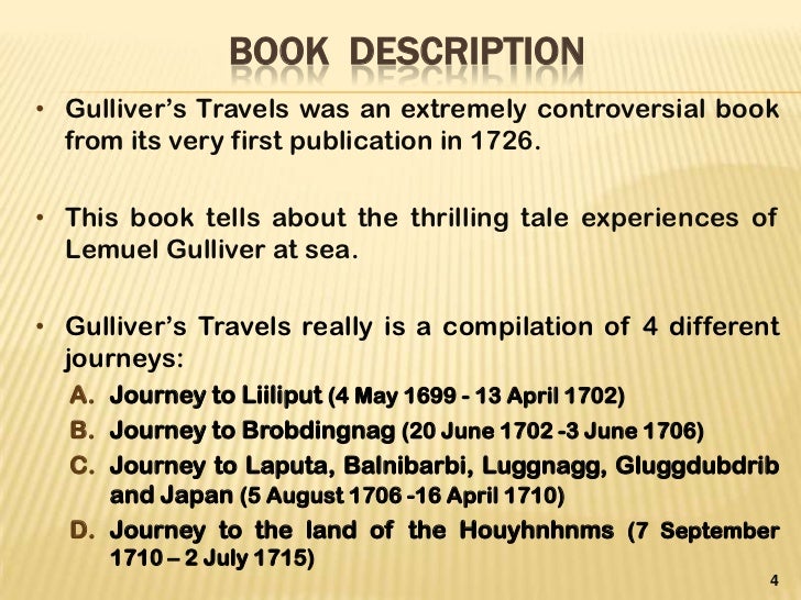 Gulliver travels book 1 analysis report