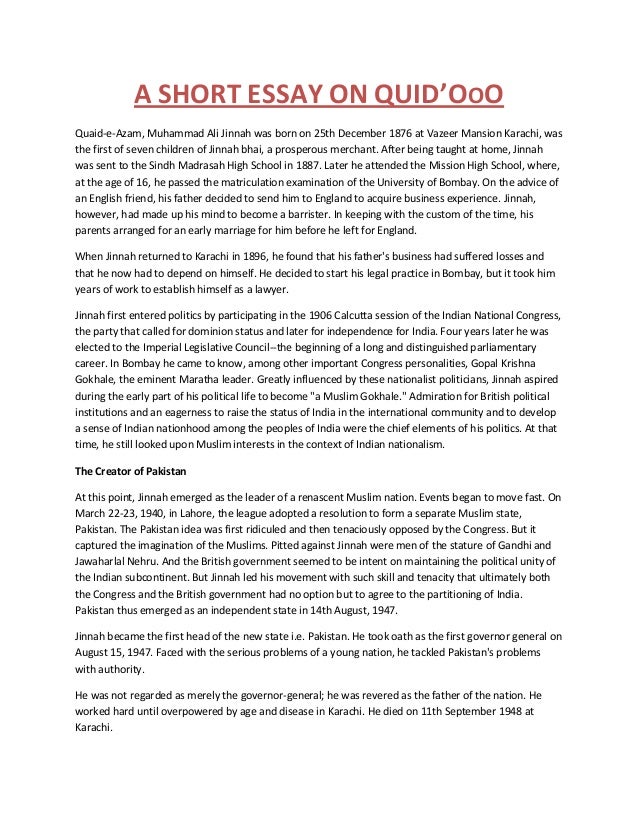 Sample Outline and Essay - Infoplease
