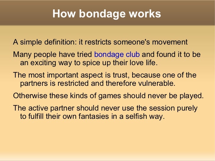 Bondage Beginners 53