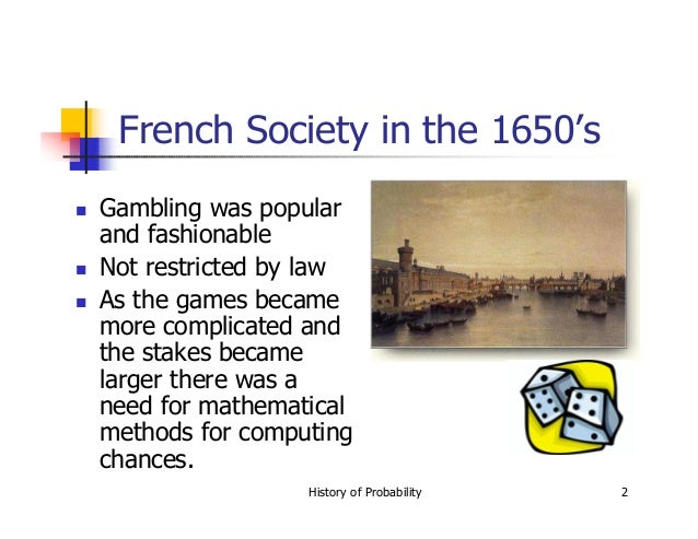 history of probability