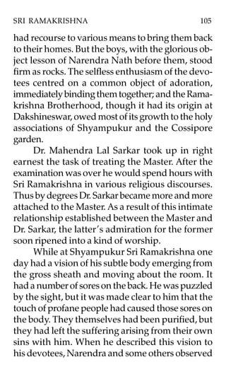 A short life of sri ramakrishna