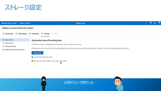 © Copyright 2021 Dell Technologies 35
of Y
ストレージ設定
20秒くらいで終わった…
 