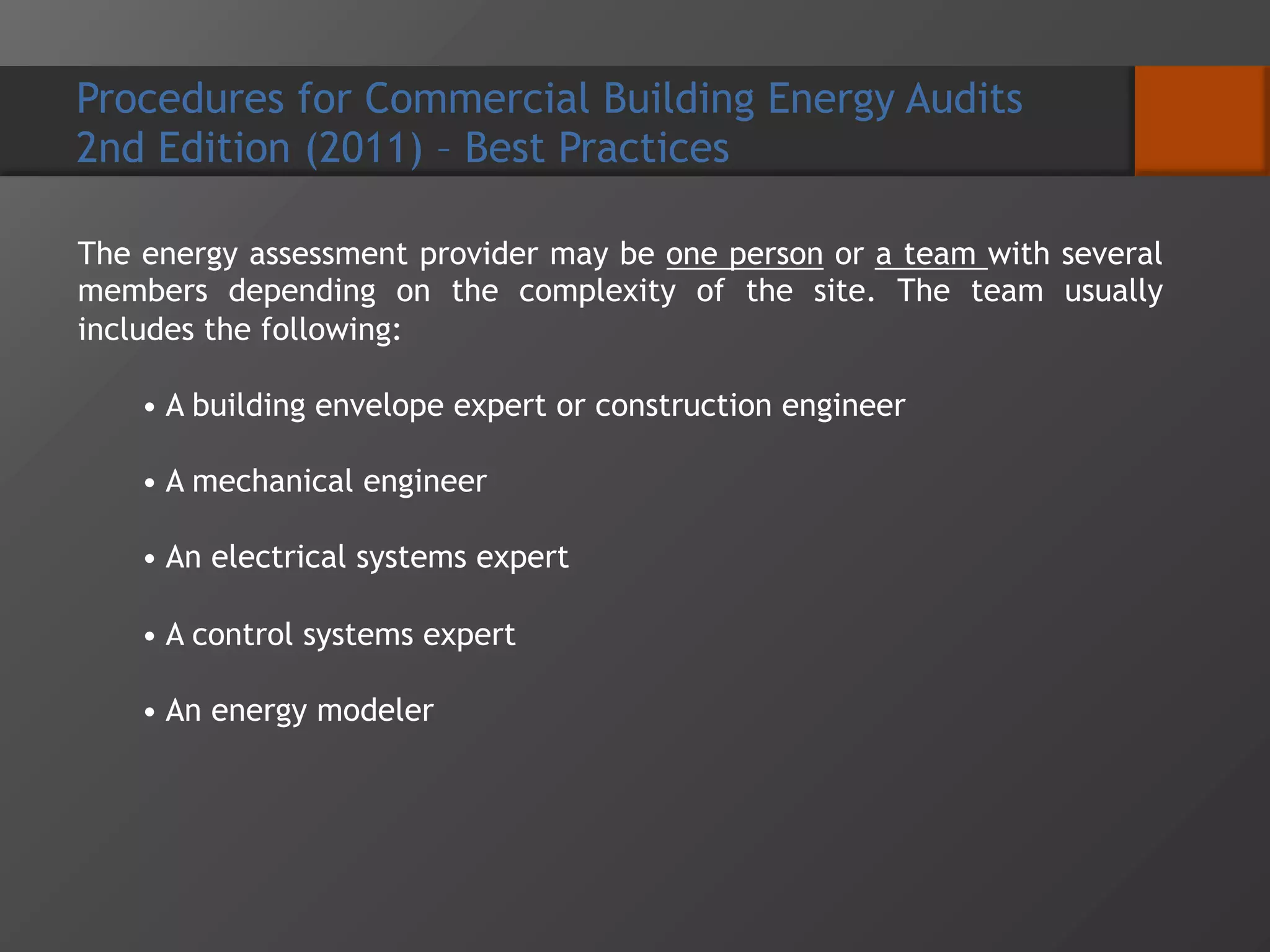 Picture of Energy Audit Fact Sheet | RAND Engineering & Architecture, DPC