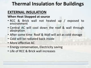 Thermal Insulation System for energy efficient buildings | PPT