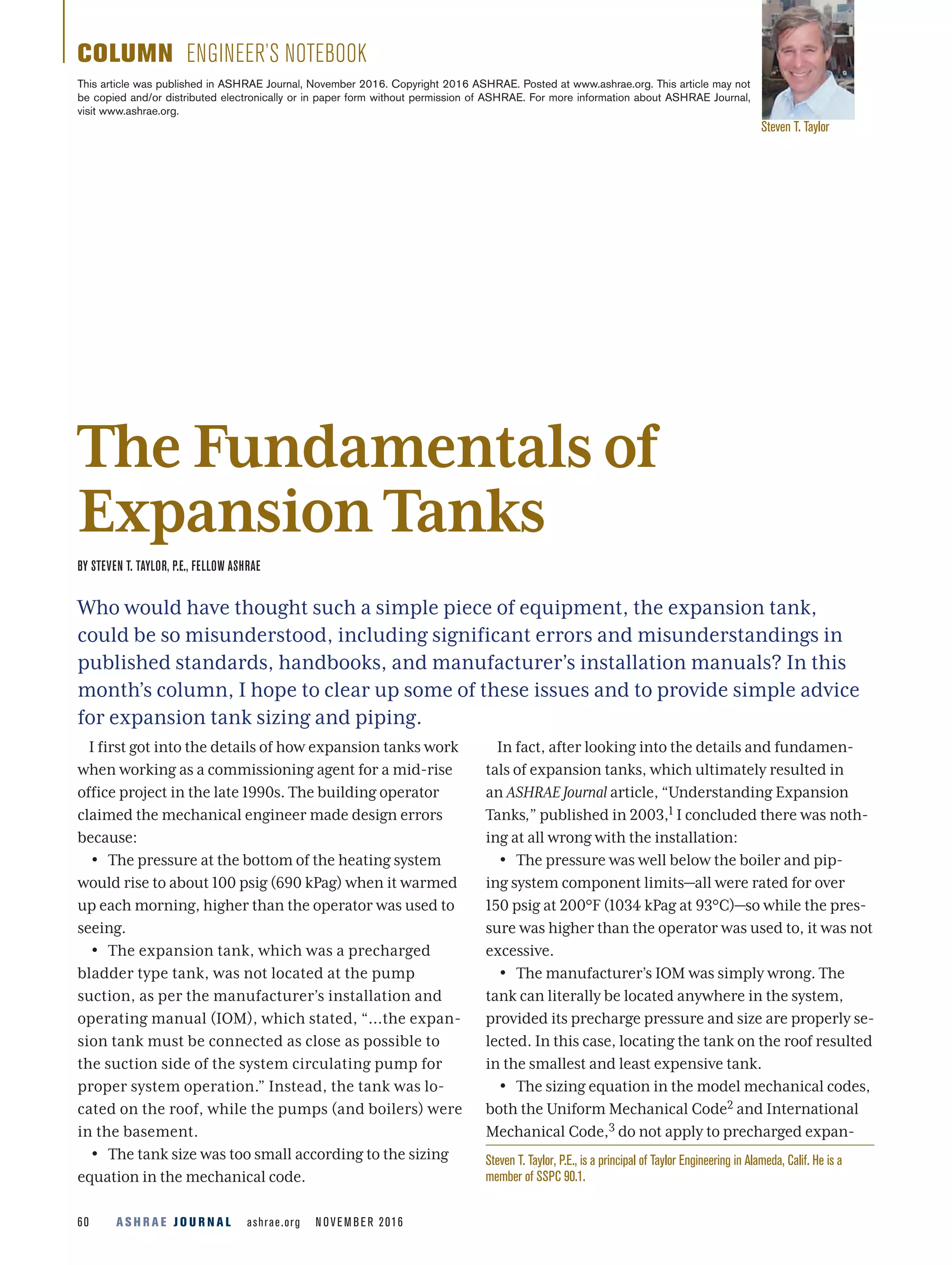 Ashrae journal _the_fundamentals_of_expansion_tanks PDF