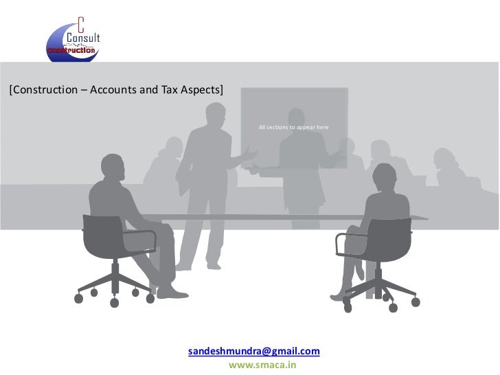 Construction Accounting And Tax Aspects