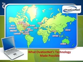 What OvationNet’s Technology  Made Possible 