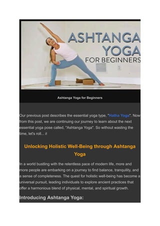 Ashtanga Yoga Benefits for Mind, Body, and Spirit.pdf