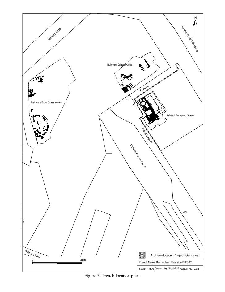 ashted archaeological report birmingham glass works