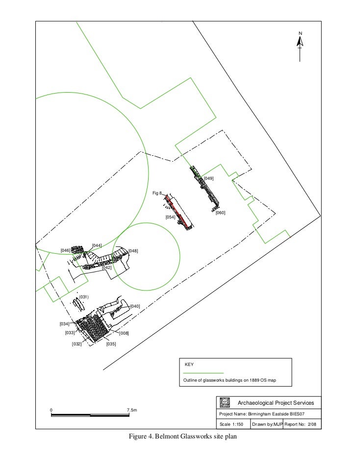 ashted archaeological report birmingham glass works