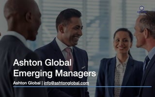 Ashton Global Emerging Managers