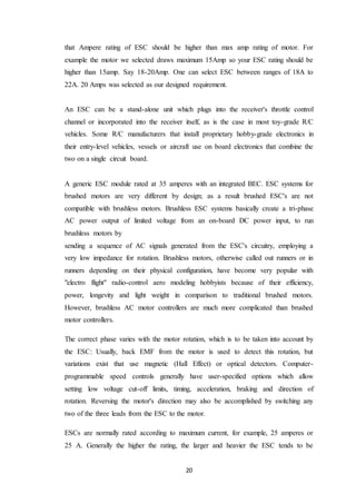 Final Year Project report on quadcopter | DOCX