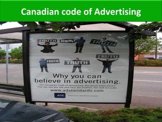 Canadian code of Advertising 