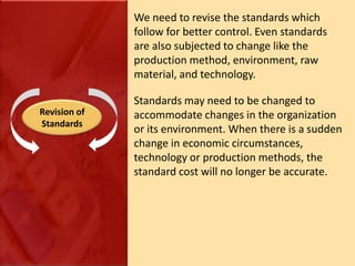 No standards or goals so cost reduction isn’t an option.