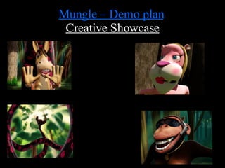 Mungle – Demo plan   Creative Showcase 