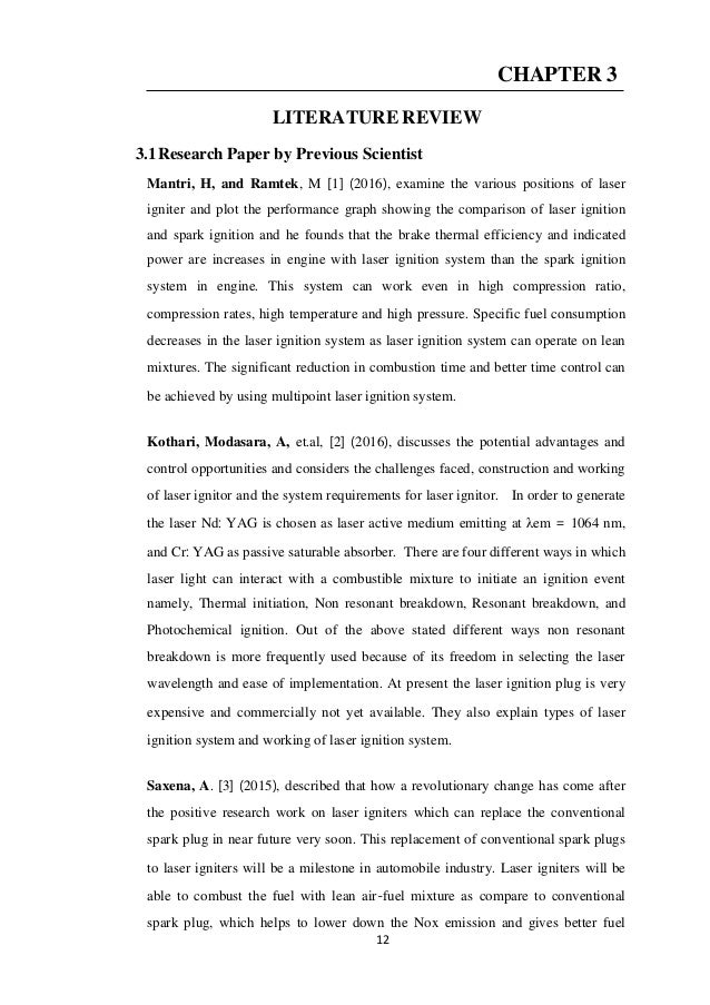 Ignition System Requirements Ignition System Requirements