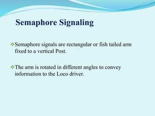 Signalling System At railway | PPTX