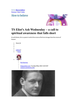 Ash wednesday | DOCX