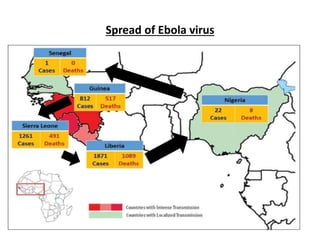 Spread of Ebola virus 
 