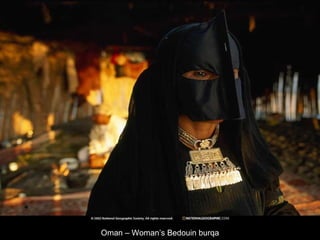 Oman – Woman’s Bedouin burqa 