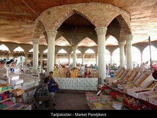 Tadjiskistán - Market Pendjikent 