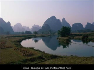 China - Guangxi, Li River and Mountains Karst 