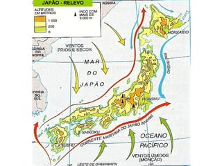 JAPÃO - RELEVO 