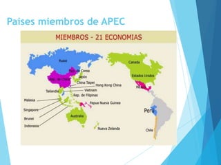 Paises miembros de APEC
 