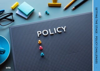 9
SETTING
THE
STAGE
-
POLICY
CHALLENGES
 