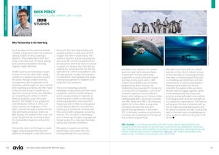 140 141
THE ASIA VIDEO INDUSTRY REPORT 2023
activities to our partners. For several
years we have had framework deals
in place with Tencent, which have
supported co-production and content
licensing activity, particularly in BBC
Studios’ world-leading natural history
programming. More recently, the
relationship has expanded to include the
co-production of Supertato, a pre-school
animation based on the hit children’s
books, which will go out on Tencent Video,
CBeebies (the BBC’s pre-school channel),
and BBC iPlayer (the BBC’s UK streaming
platform). Further afield, among other
examples, we have had long term
partnership agreements in place with
ZDF in Germany, covering co-production,
licensing and co-development for factual
and scripted programming.
We hope to do more with our valued
partners in Asia. As the industry strives
to find new ways to fund programming,
new ways to access programming that
is compelling and distinctive, and new
combinations of content and platform
that best serve audiences, we are
confident the opportunities are there.
We will need to engage together earlier
in the development and production
process, and we will need to be creative
in bringing to bear all of the strengths of
our respective organisations. The rewards
will be great for Asian companies with an
eye on regional and global success, and
for global companies like BBC Studios that
want to find the most compelling ways to
serve audiences wherever they are in the
world. 
NICK PERCY
PRESIDENT, GLOBAL MARKETS, BBC STUDIOS
You’ll be aware of the perennial debate:
‘content is king’ versus ‘own the audience’;
owning content IP versus owning a
platform. It has always been both and
today, more than ever, it’s about getting
both content and platform working
together really effectively.
At BBC Studios, we have always sought
to work across the value chain, taking
content IP to platform partners around
the world, through content licensing
arrangements with broadcasters and
streamers, and through our own channels
and streaming businesses, like BBC Player
in Asia carried on pay TV platforms, or
direct-to-consumer in the case of BritBox,
our streaming joint venture in North
America, Australia, South Africa and
Nordics. The merger of our production
and distribution entities in 2018, and
more recently, the integration of the
BBC’s commercial news activities and the
Kids and Family production team into
BBC Studios, has added further scale and
scope. Scope that we can bring to bear
for the benefits of partners around the
world.
Our priority now is to find ways to create
bigger, long-lasting partnerships with
platforms of all types in Asia and around
the world. We have long-standing and
valuable partners in Asia, such as NHK
in Japan and KBS in South Korea. The
market is dynamic and we are exploring
new areas for commercial partnerships,
like education, where we know our brand
is valued. It’s not easy, but there are big
rewards for companies that can find the
right blend of content and platform, and
the right partner. It helps local partners
to extend their reach globally and allows
international partners to establish and
build their local presence.
There are interesting examples
emerging in many places and from many
companies, and the number will grow
as the industry evolves in response to
streaming and in order to improve the
streaming experience and economics.
Paramount and CJ ENM recently agreed
a multi-faceted deal for co-production,
licensing and distribution of series and
films across both companies’ streaming
services. This included co-developing
and co-financing of English-language and
Korean series. It’s a neat deal that helps
realise both partners’ ambitions.
We aspire to expand our existing
partnerships and create new ones
to bring benefits from our various
BBC Studios, a commercial subsidiary of the BBC Group, takes an idea seamlessly from
thought to screen and beyond. Its activities span content financing, development, production,
sales, branded services, and ancillaries across both its own productions, and programmes and
formats made by high-quality UK independents. BBC.com, BBC Studios’ global digital news
platform, has 139 million unique browser visits each month.
Why Partnership is the New King
©
BBC
Studios’
Frozen
Planet
II
CONTENT
PERSPECTIVES
 