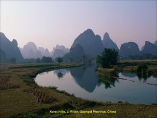 Karst Hills, Li River, Guangxi Province, China  