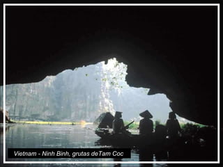 Vietnam - Ninh Binh, grutas deTam Coc  