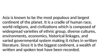 ASIAN-LITERATURE about chinese and korea | PPTX