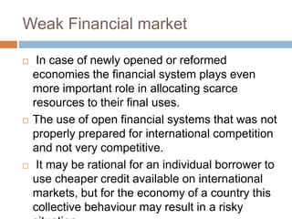 Weak Financial Controls Image Asian financial crisis | PPTX