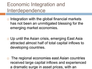 Interdependent Inflow Asian financial crisis | PPTX