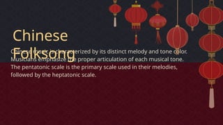 Asian Folk Music,korean, Japanese, fillipino, Thailand, etc. | PPTX