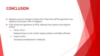 Asian free trade area | PPTX