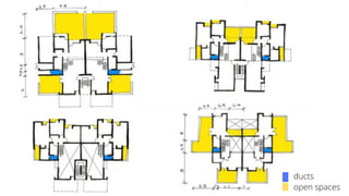ducts
open spaces
 